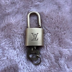 Louis Vuitton key and lock